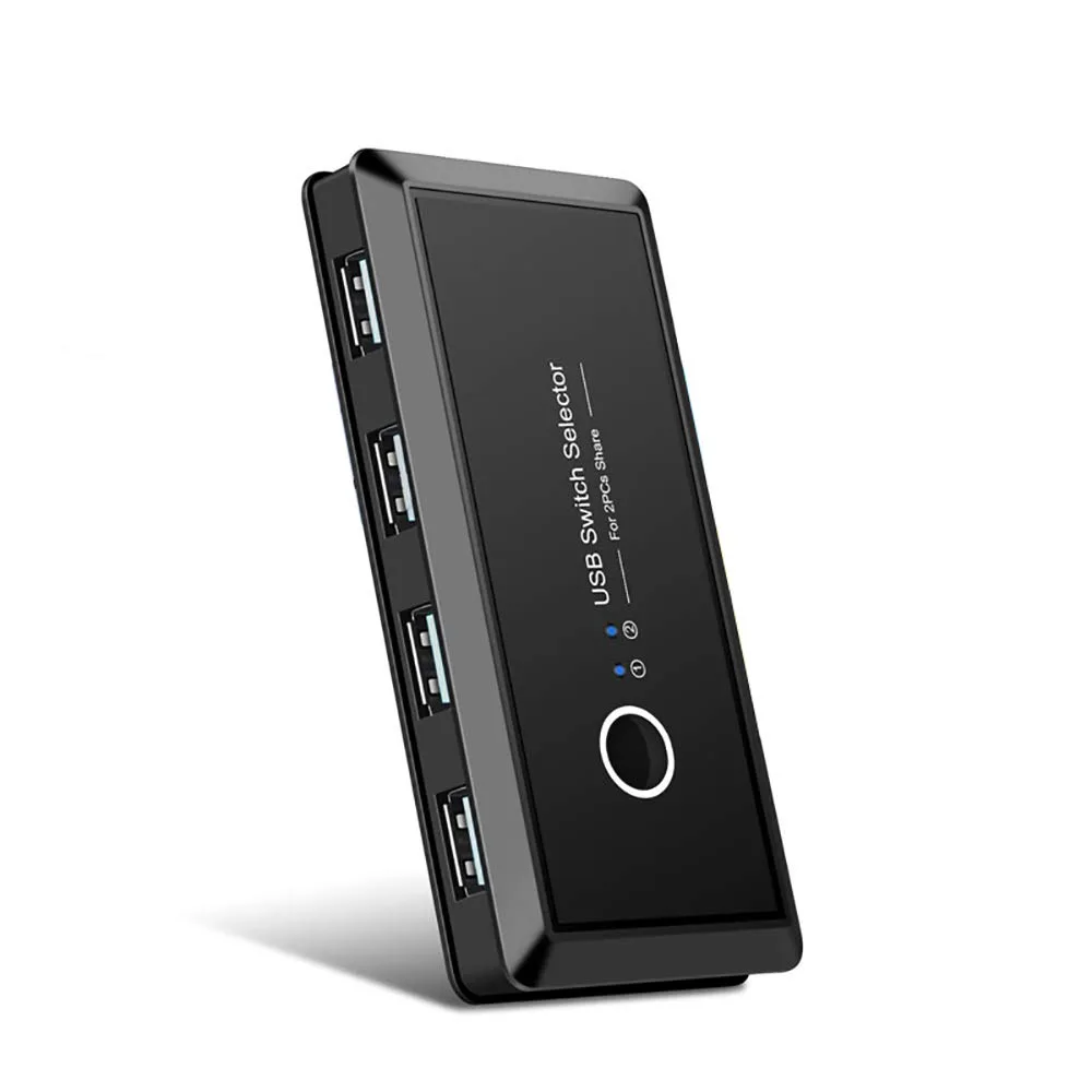 LUOM LUOM E-yield T05 4-Port USB 2.0 KVM Switch Sharing Keyboard Mouse Printer Monitor Selector — product photo