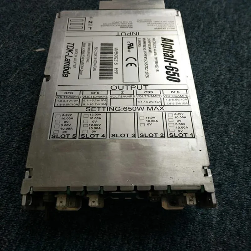 KHACHIMO KHACHIMO 650W ATX Power Supply For TDK-LAMBDA AIphaII-650 MV6500314A MV6500221B — product photo