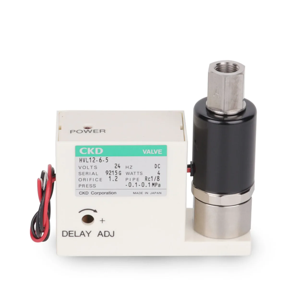 CKD CKD HVL12-6-5-DC24V Delay Vacuum Solenoid Valve 12 24 — product photo