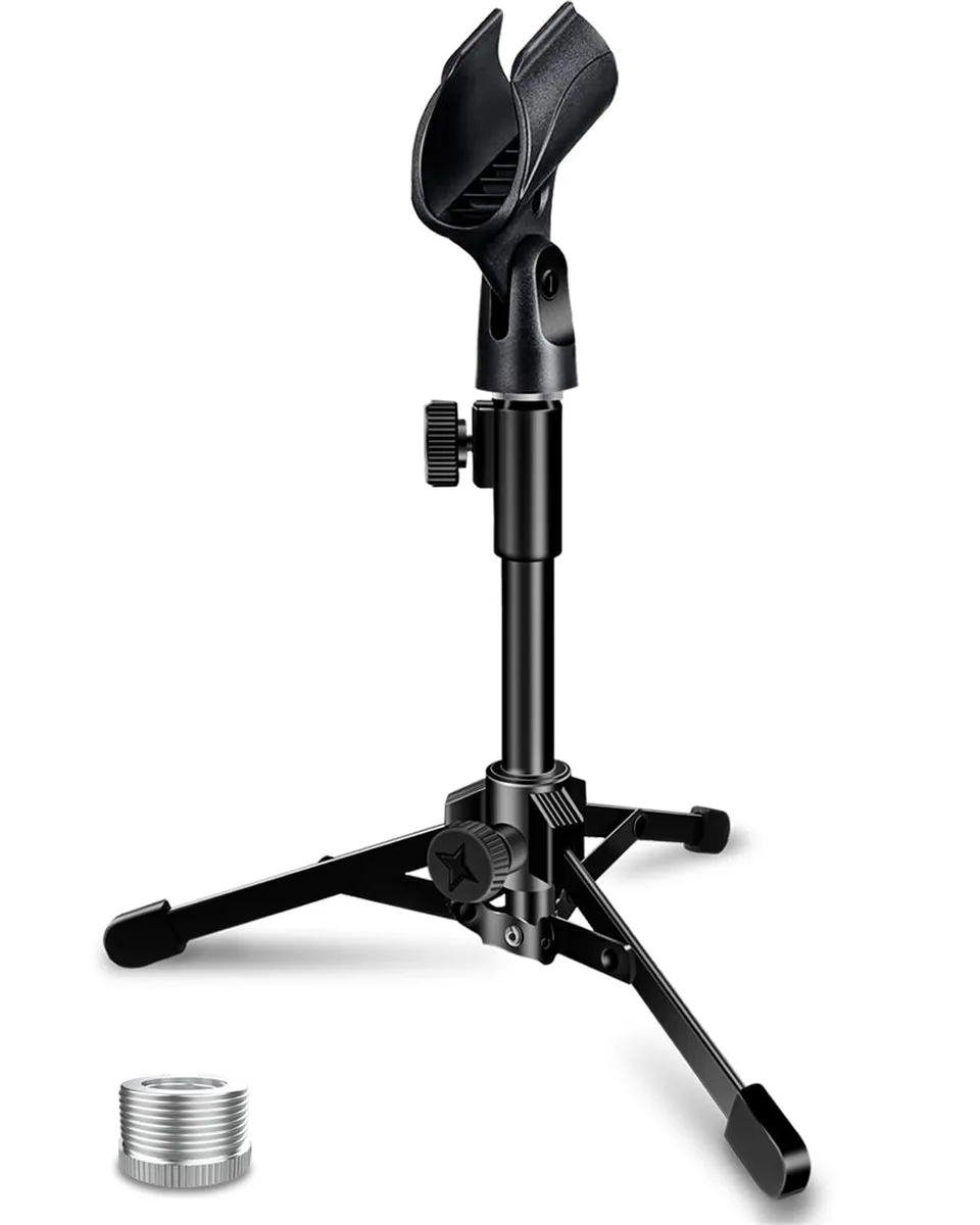 Mictop Desktop Mic Stand Portable Foldable Tripod 4.9 — product photo