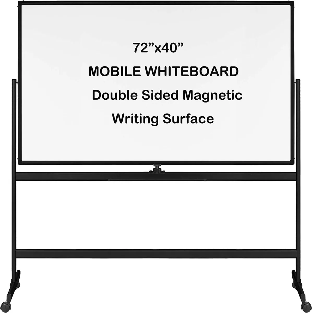 BFKK BFKK Mobile Whiteboard 72 x 40 Double Sided Magnetic Dry Erase Board with Rolling Stand Office Furniture — product photo