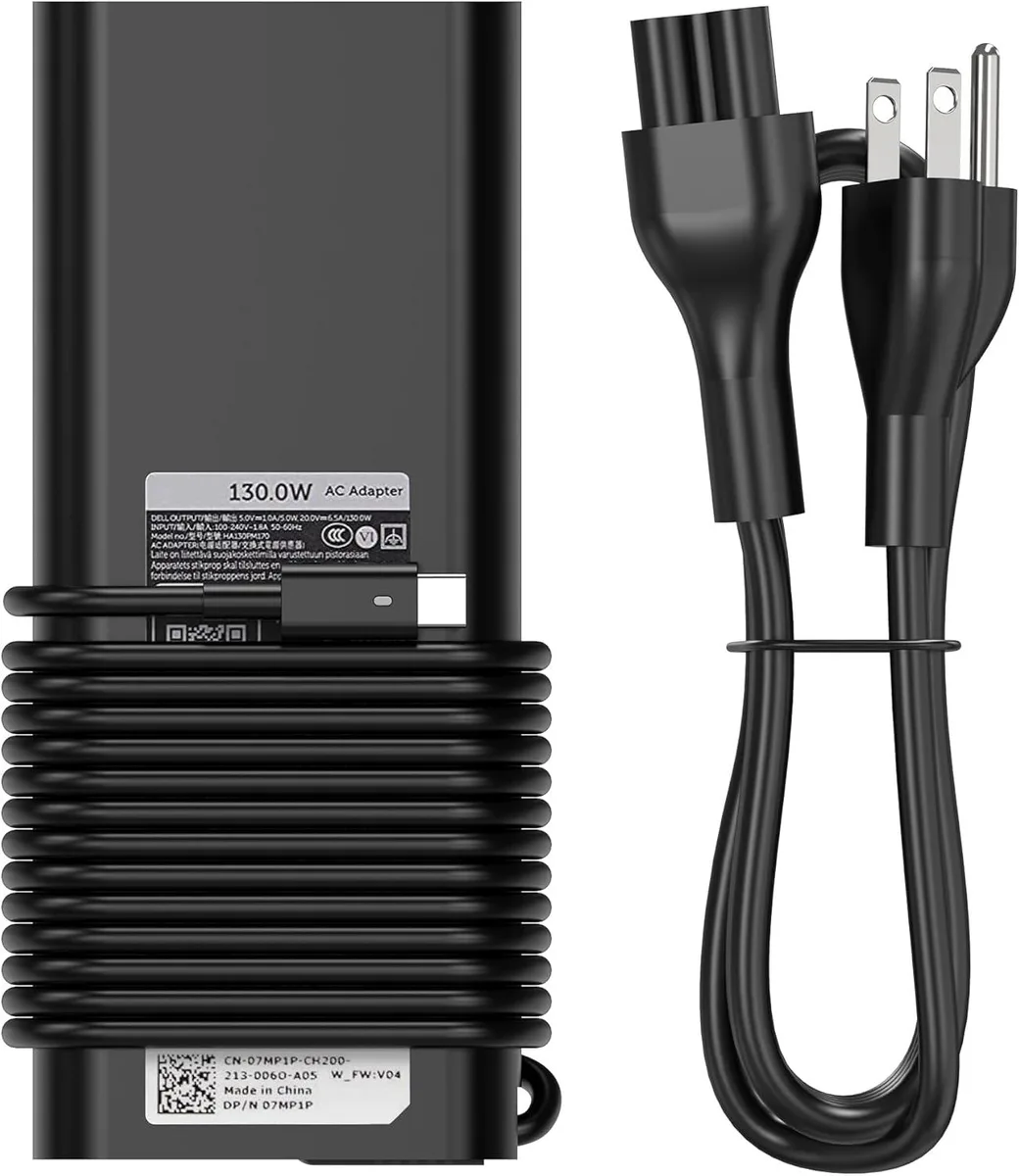Kenuco Kenuco XPS9575-7354BLK-PUSCompatible 130W USB-C laptop charger — product photo