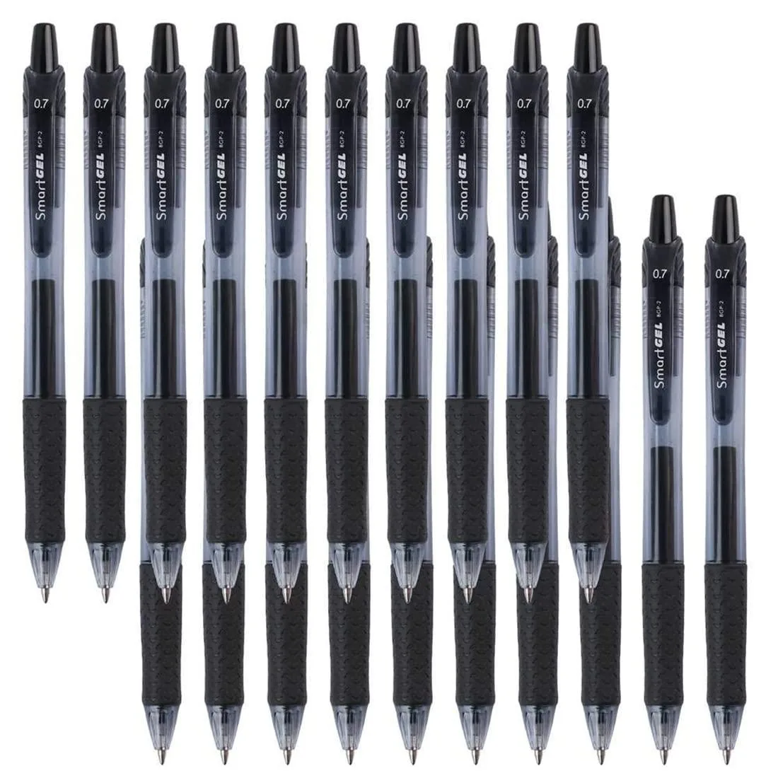  Smart Color Art 45 Pack Black Gel Pens, Retractable Medium Point, 22 Pens + 23 Refills — product photo