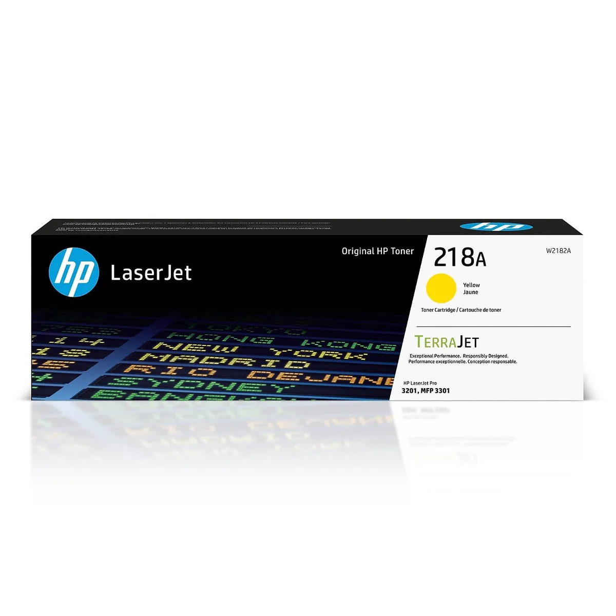 HP HP W2182A 218A Yellow Toner Cartridge (genuine brands) — product photo