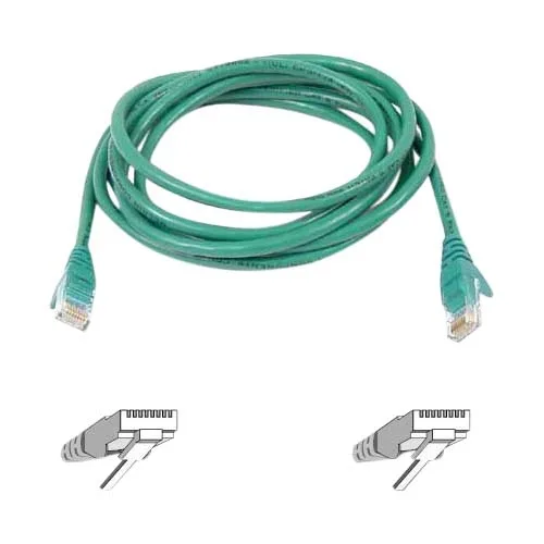 Belkin Belkin A3L980-25-GRN-S Cat 6 network ethernet cable 25 ft green — product photo