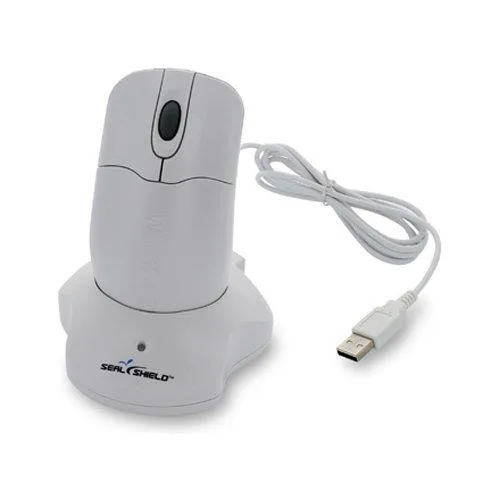 Seal Shield Seal Shield Silver Storm STWM042WE Wireless Waterproof Gaming Mouse White — product photo