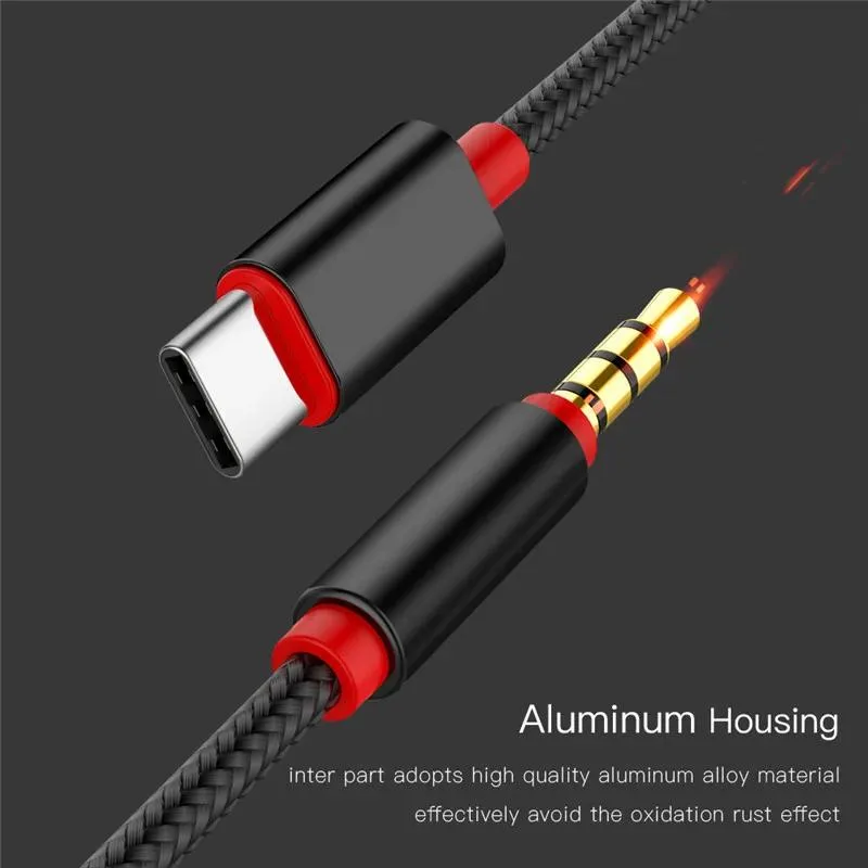 Defendwe Defendwe USB-C to 3.5 mm audio cable 1 m — product photo