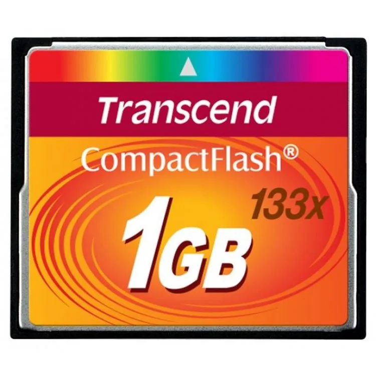 Transcend 1GB CompactFlash memory card 133X