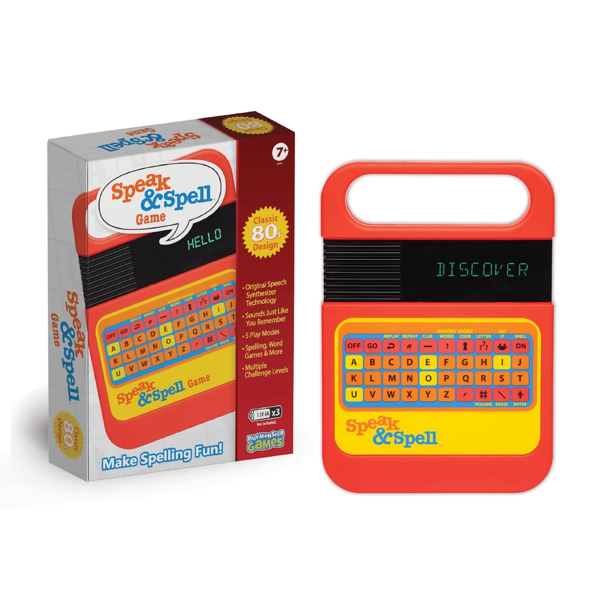 Speak & Spell Educational Learning Toy 80s Retro Handheld — product photo