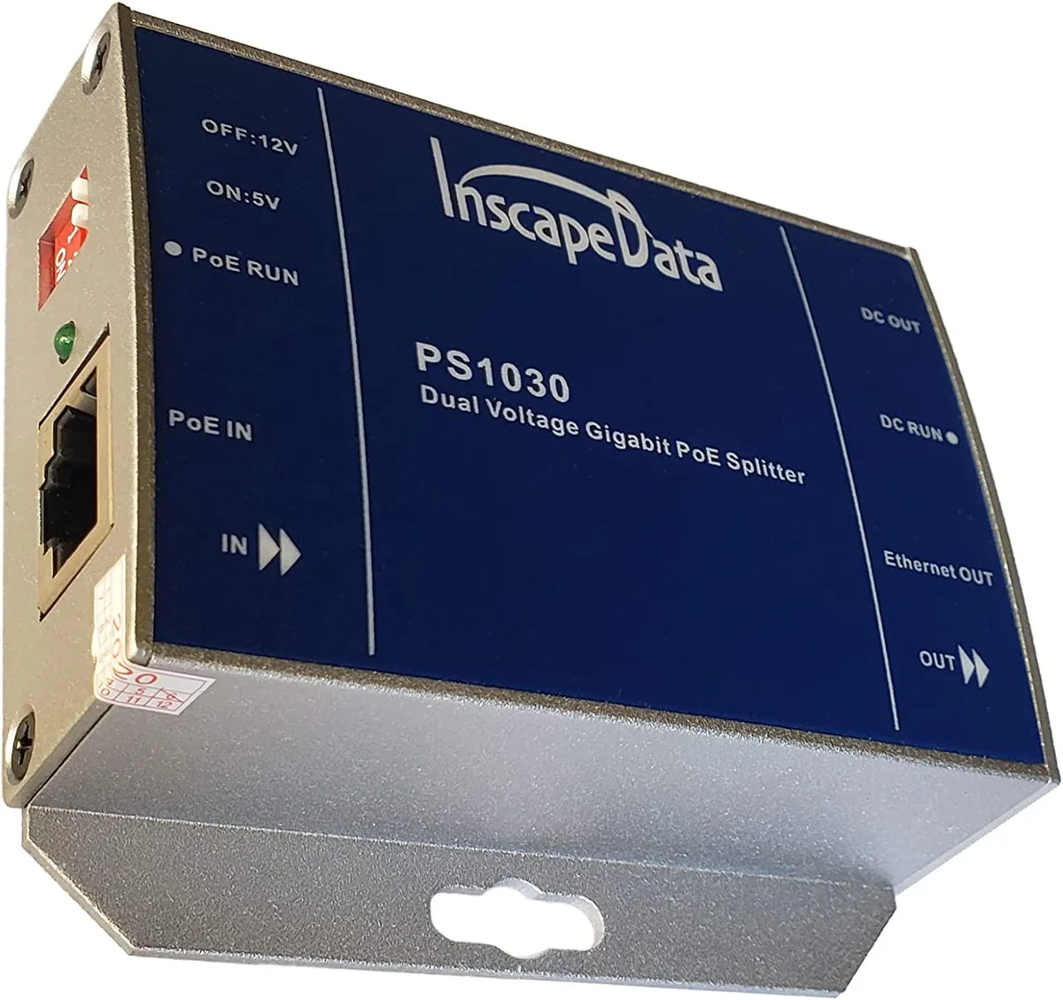 Inscape Data Corporation Inscape Data Corporation PS1030 802.3at 5/12V Gigabit 24W Splitter adapter — product photo