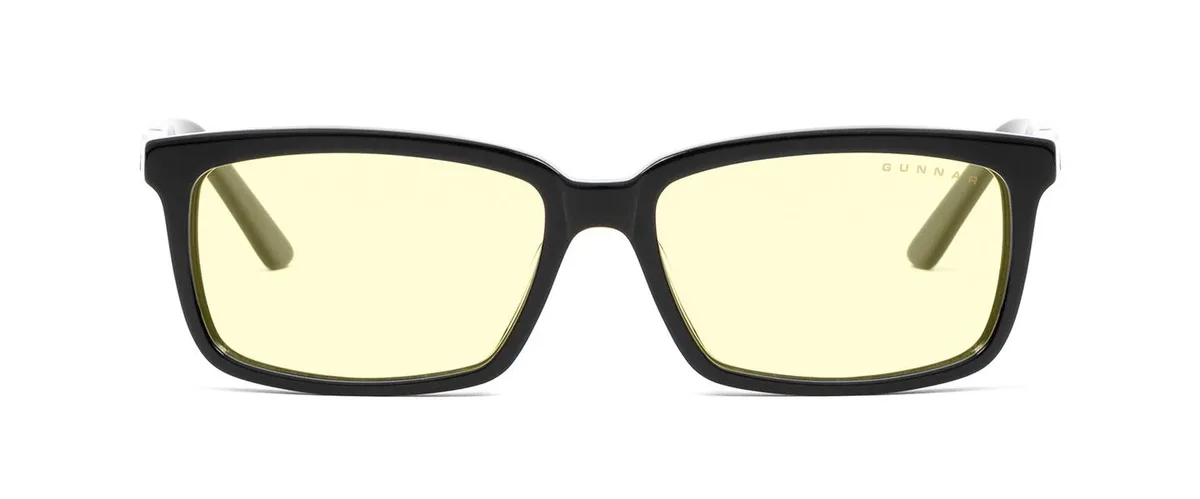 Gunnar Optiks, LLC. Gunnar Optiks Haus Reading Glasses +1.00 Onyx Amber 65% Blue Light — product photo