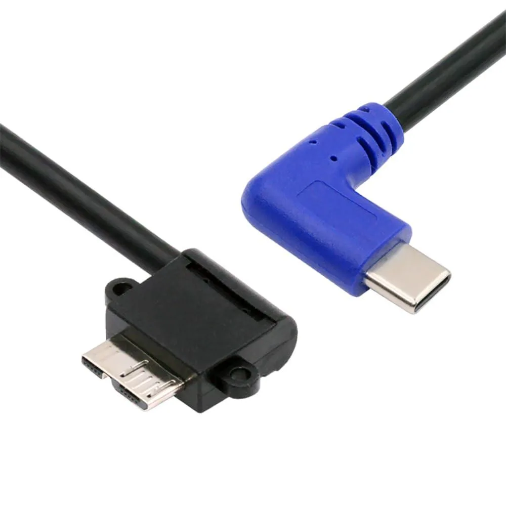 Fervit Fervit USB-C to Micro USB 3.0 90 Degree Right Angled Cable — product photo