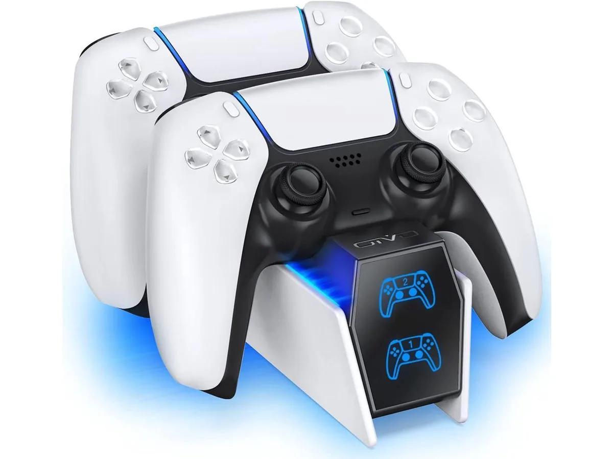 BONAEVER BONAEVER PS5 DualSense Charger Dock White 2-Controller — product photo
