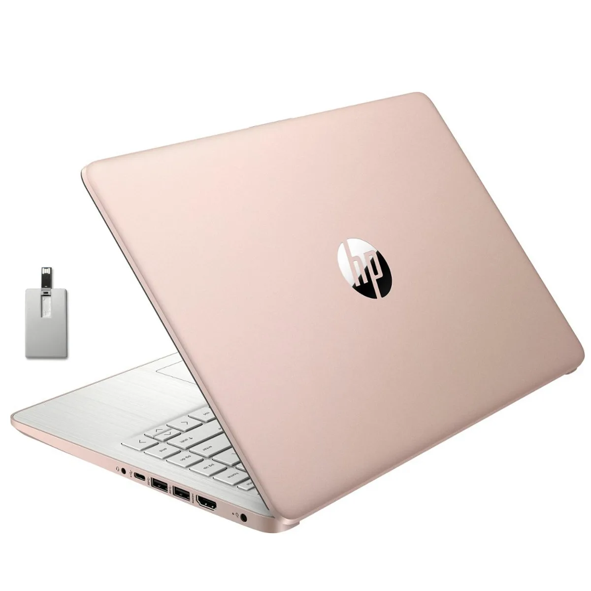 HP HP Stream 14 laptop Intel Celeron N4120 4GB 64GB Gold Windows 11 S 32GB USB — product photo