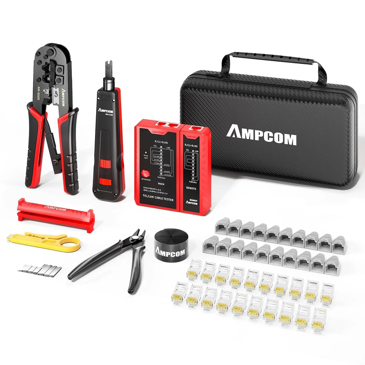  Zebra 568R All in 1 10-in-1 RJ45/RJ11 Network Tool Kit — product photo