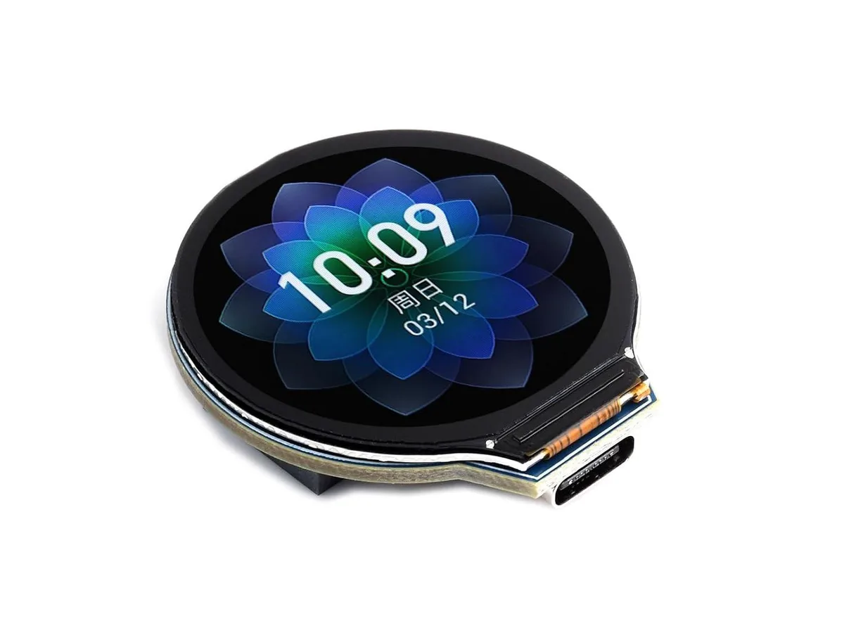 LORDWORLD LORDWORLD ESP32-S3 Development Board 1.28in Round LCD 2MB PSRAM 16MB Flash — product photo