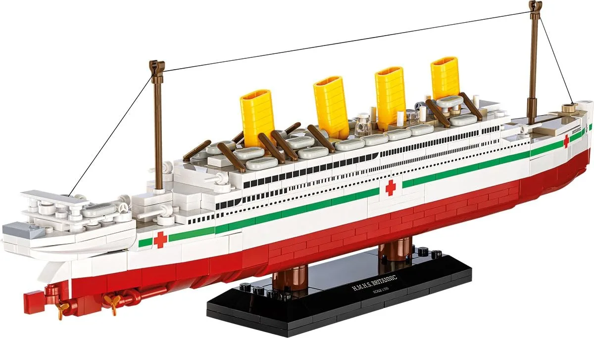 Cobi Cobi Historical Collection H.M.H.S. Britannic Building Block Set 1681 636pcs 1:700 Scale — product photo