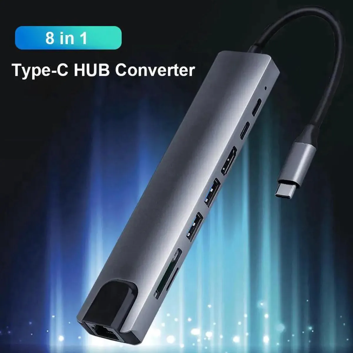 SMUGDESK SMUGDESK 8-in-1 USB-C Docking Station 4K HDMI 87W PD — product photo