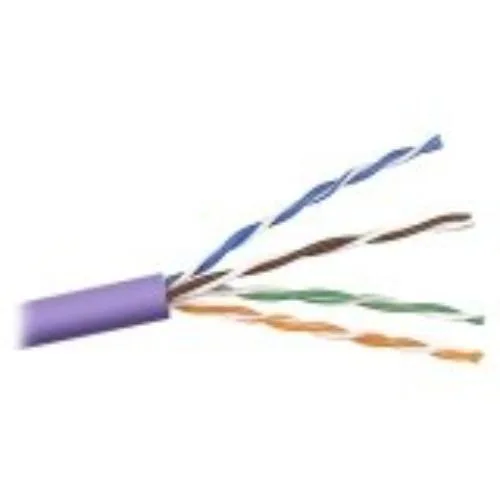 Belkin Belkin A7J304-1000-PUR Cat 5E network ethernet cable 1000 ft purple — product photo