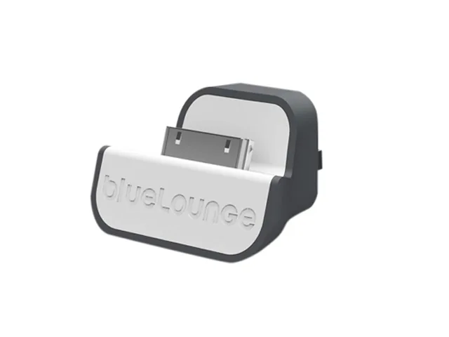 Bluelounge Bluelounge MiniDock MD-US iPhone iPod Dock White Grey — product photo