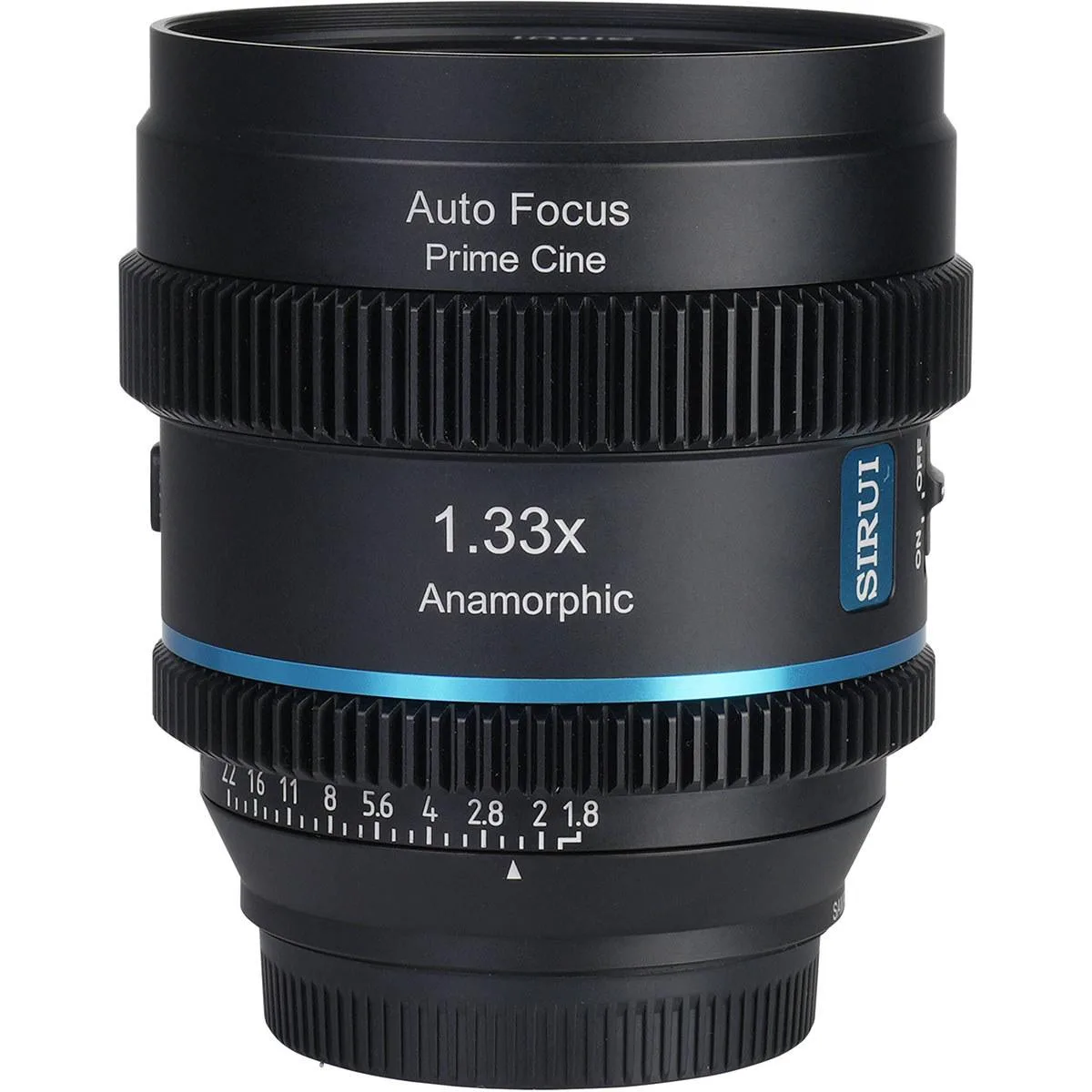 Sirui Sirui 20mm T1.8 1.33x Anamorphic Lens E-Mount Blue Flare — product photo