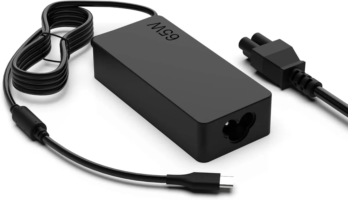 Kenuco Kenuco 65W 45W USB-C AC Adapter for HP Blade Stealth MacBook Chromebook Fast Charging Power Supply — product photo