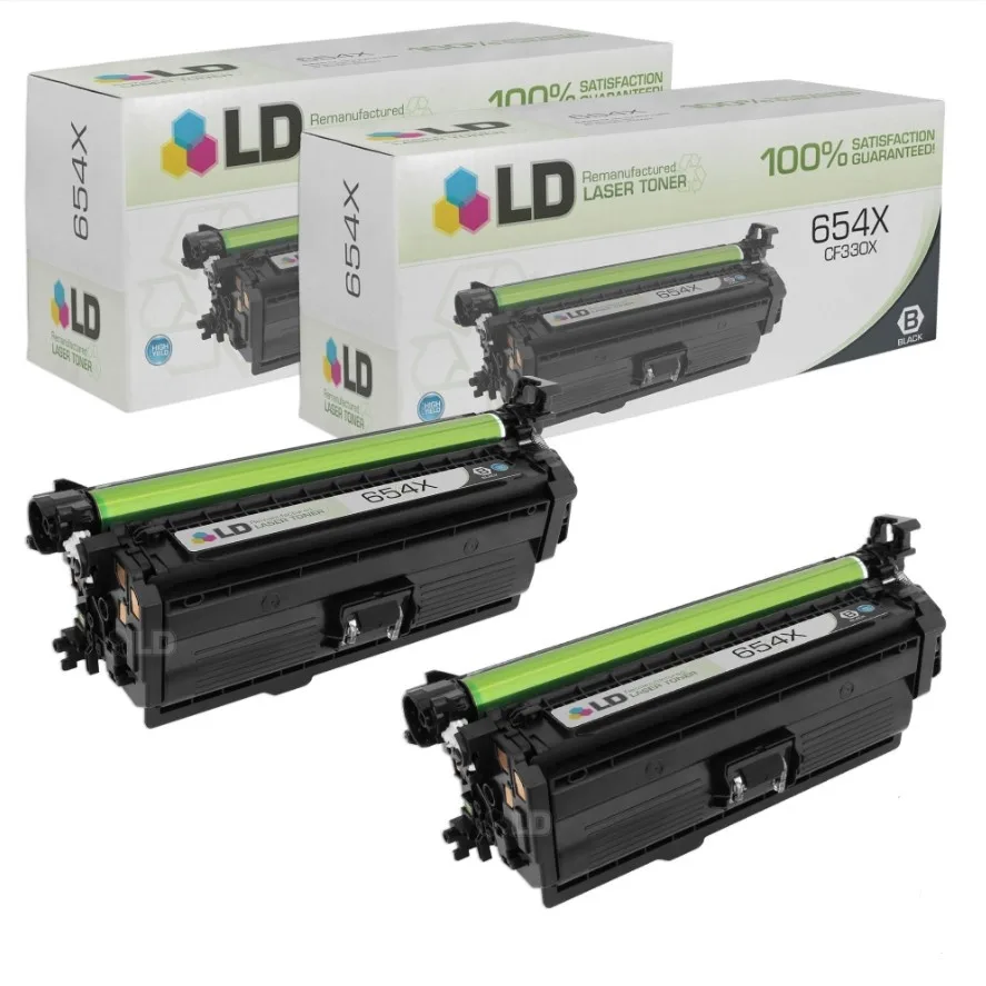 LD Products LD Products CF330X / HP 654X Black Toner Cartridges 2-Pack — product photo