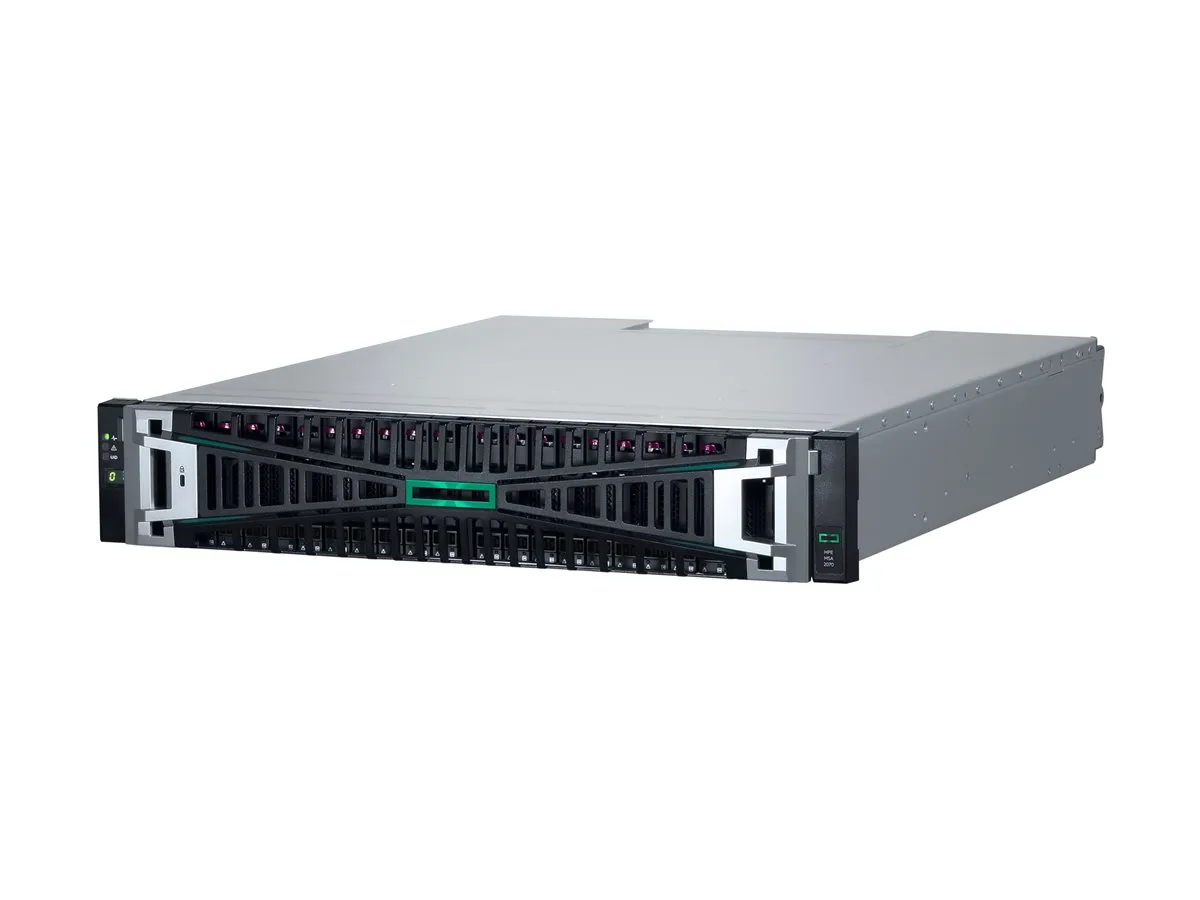 HPE HPE MSA 2070 SAN Storage System 12 x 1.92 TB SSD 23.04 TB P76571-B25 — product photo