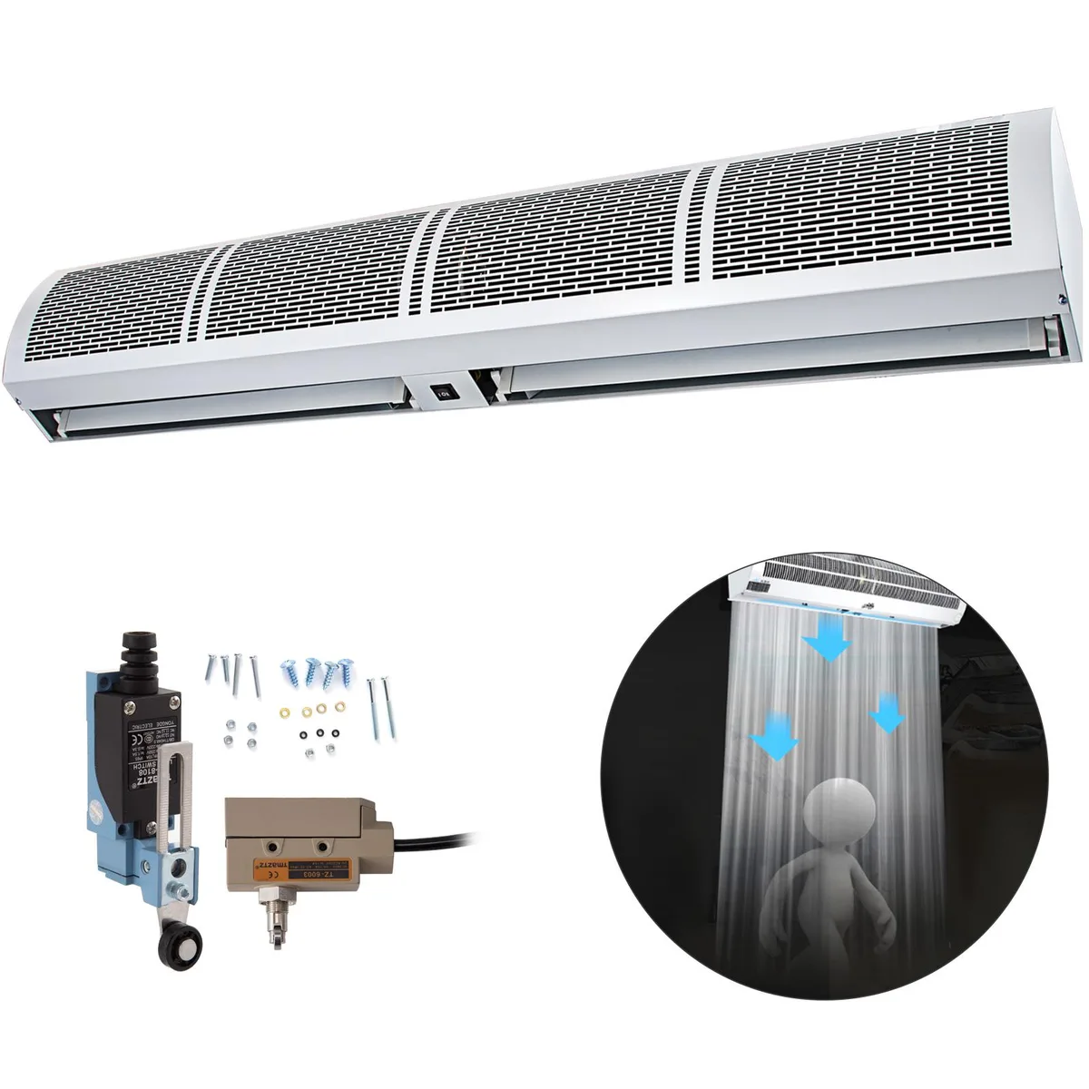 VEVOR VEVOR 60" Commercial Air Curtain 2 Limit Switches 2 Speeds — product photo