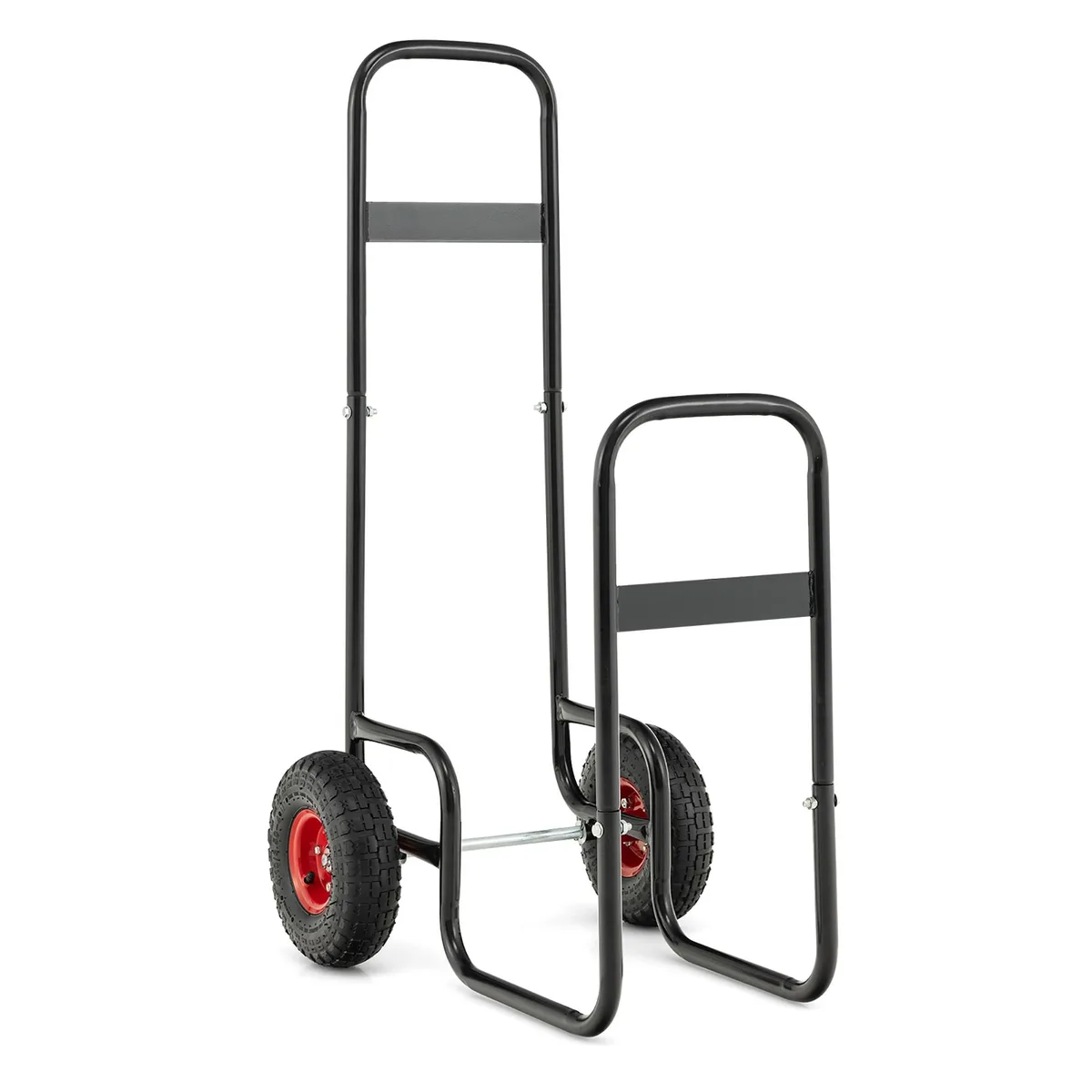 Costway Costway Firewood Log Carrier Cart with Wheels 26" x 20" x 44 — product photo