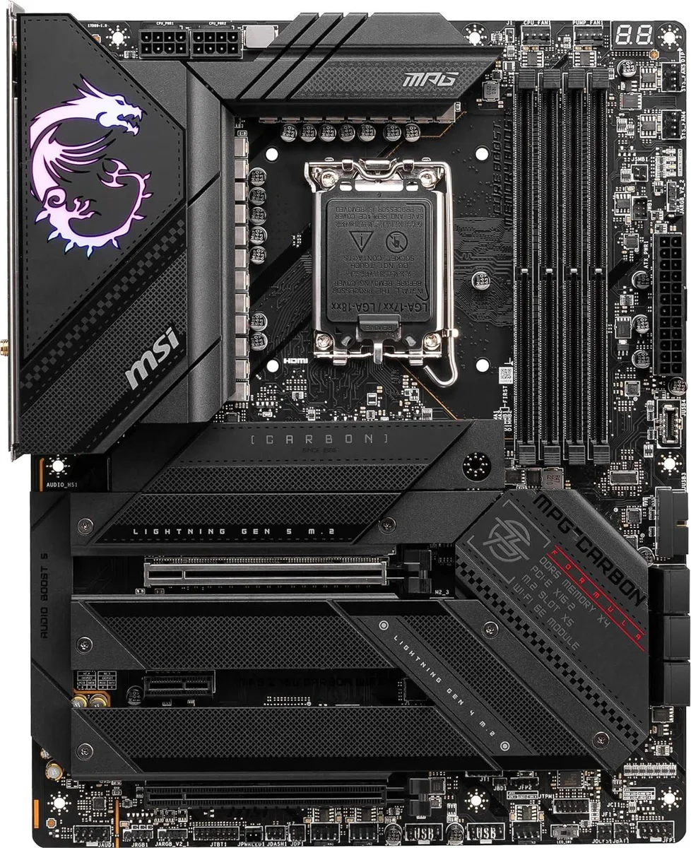 MSI MSI MPG Z790 CARBON WIFI LGA 1700 ATX Intel motherboard — product photo