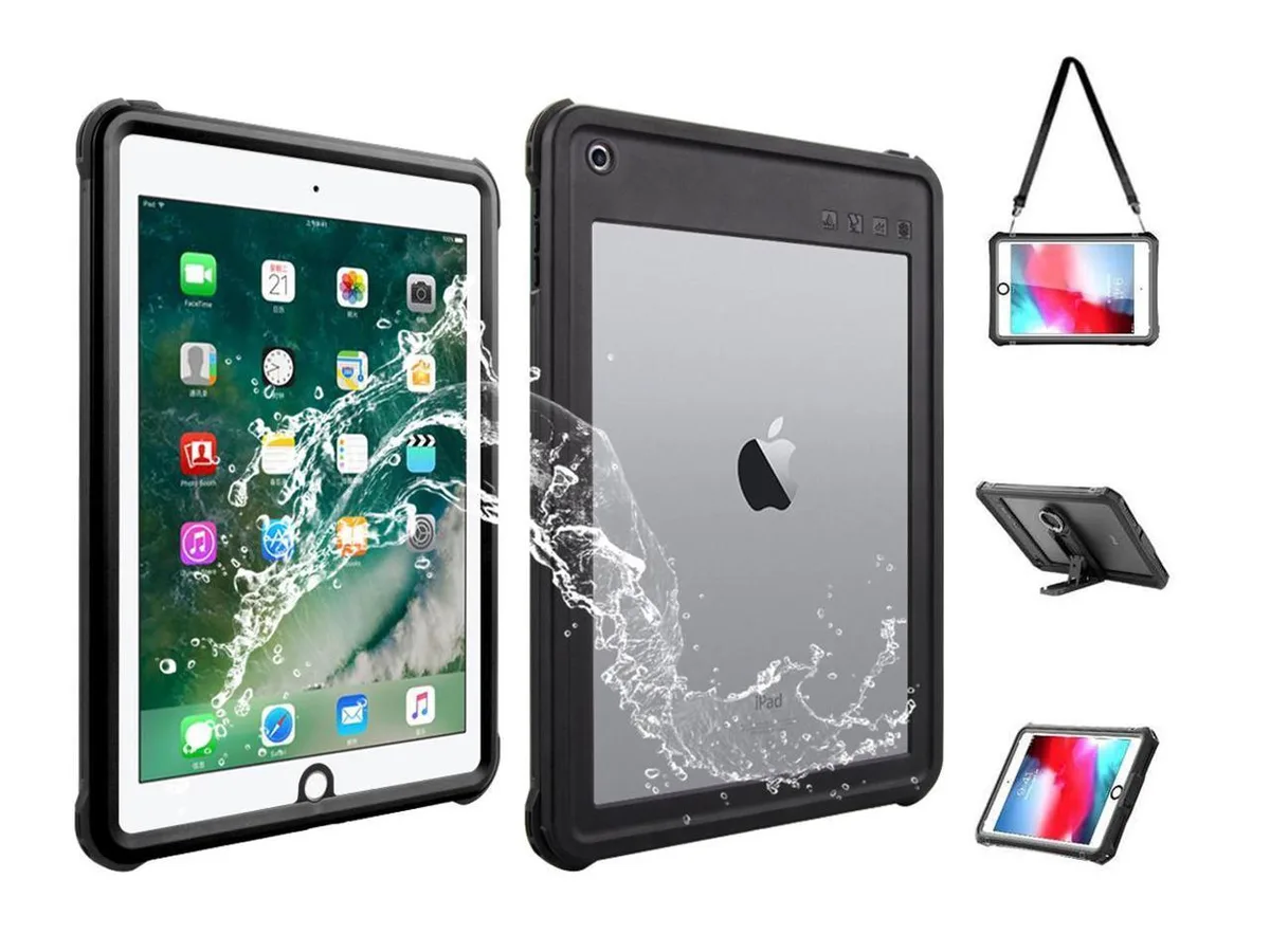BONAEVER BONAEVER Waterproof Case for iPad 9.7 Inch 2017 2018 (A1822 A1823 A1893 A1954) laptop case — product photo