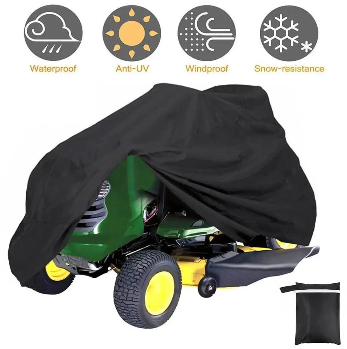 RAYBESTOS UNBRANDED RAYBESTOS UNBRANDED 55" Riding Mower Cover 210D Oxford — product photo