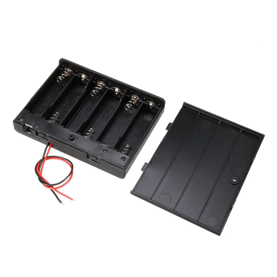 Unique-Bargains Unique-Bargains Battery Case 6x AA Black with Cap — product photo