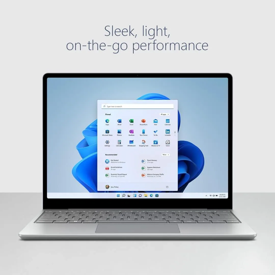 Microsoft Microsoft Surface Laptop Go 2 12.4" i5-1135G7 16GB 256GB Silver — product photo