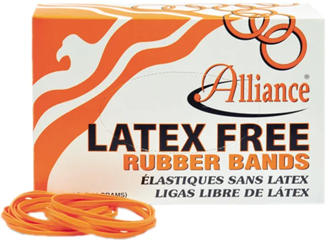 Alliance Alliance 37336 Latex-Free Orange Rubber Bands Size 33 850/Box — product photo