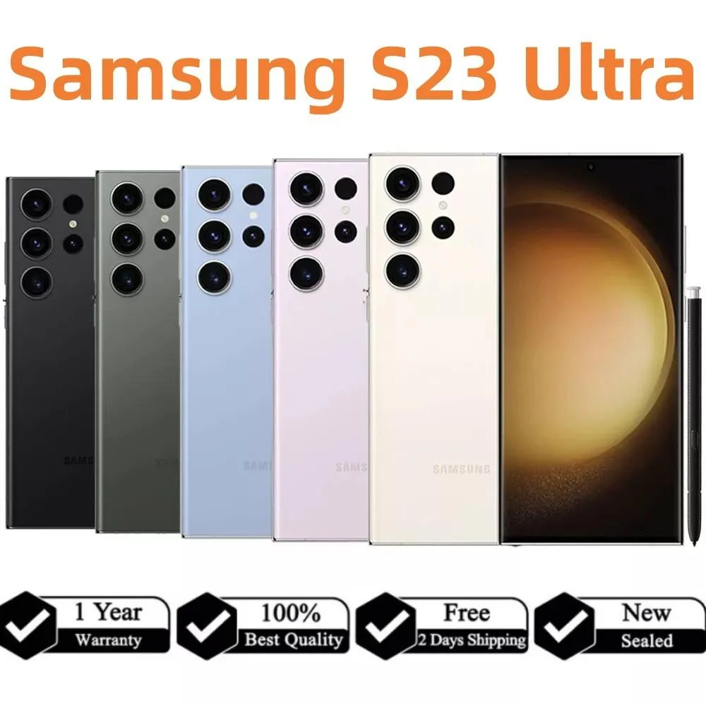 SAMSUNG SAMSUNG Galaxy S23 Ultra 256GB White - cell phones - unlocked — product photo