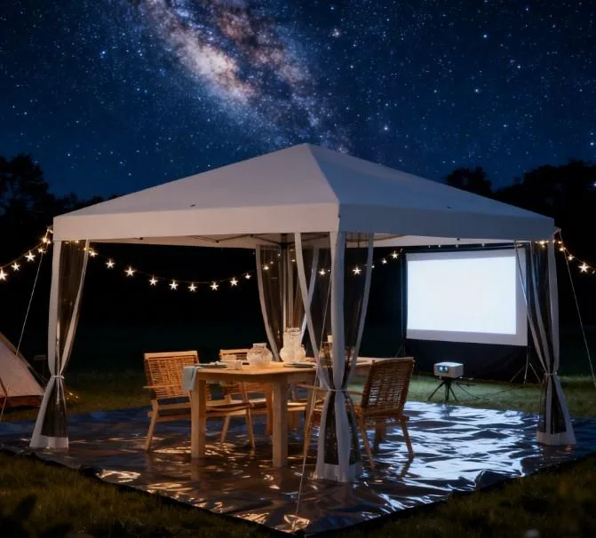 Bullride Bullride Pop-Up Canopy Cream White 116.5" 104.25" 70" sidewall — product photo