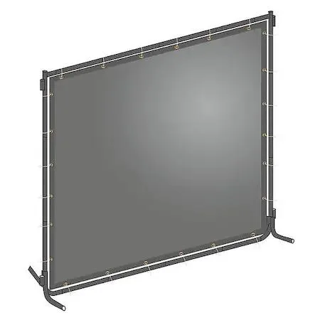 Westward Westward Welding Screen 8 ft W 6 ft H 13 oz PVC Transparent Gray 22RN76 — product photo