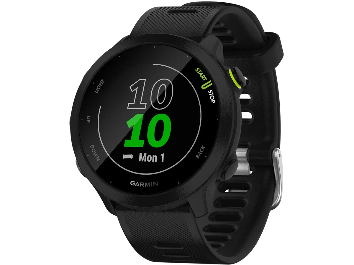 Garmin Garmin Forerunner 55 010-02562-00 Black GPS Smart Watch 1.04" 208x208 5ATM 20h GPS 37g — product photo