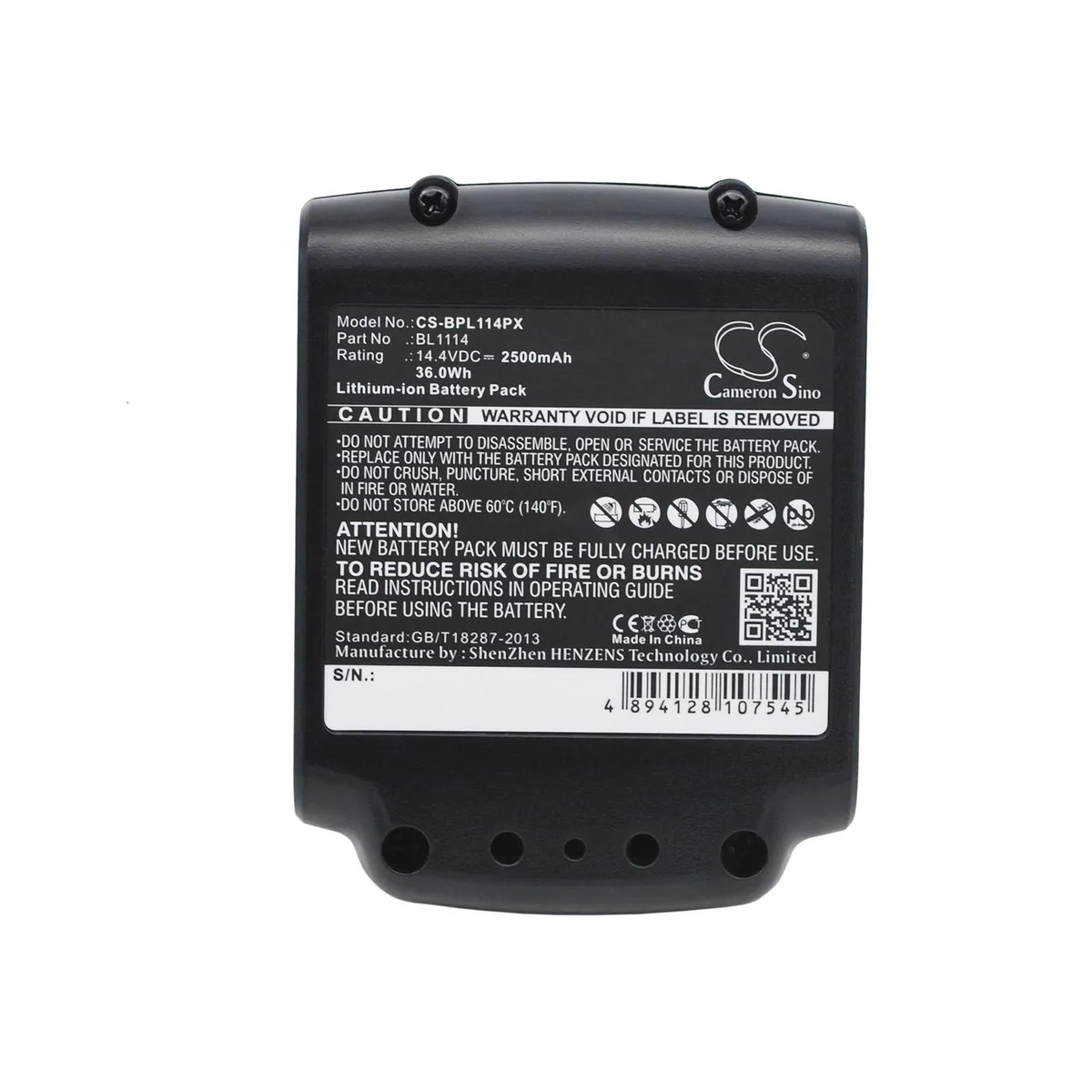 Cameron &amp; Co Cameron &amp; Co DS-CS-BPL114PX 14.4V 2.5Ah Li-ion battery — product photo
