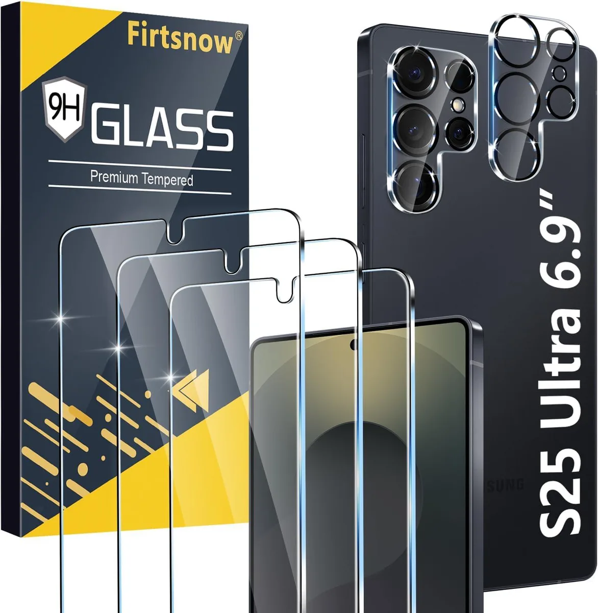 NuoTo NuoTo 3 Pack Screen &amp; Camera Protectors Galaxy S25 Ultra 6.9 Inch — product photo