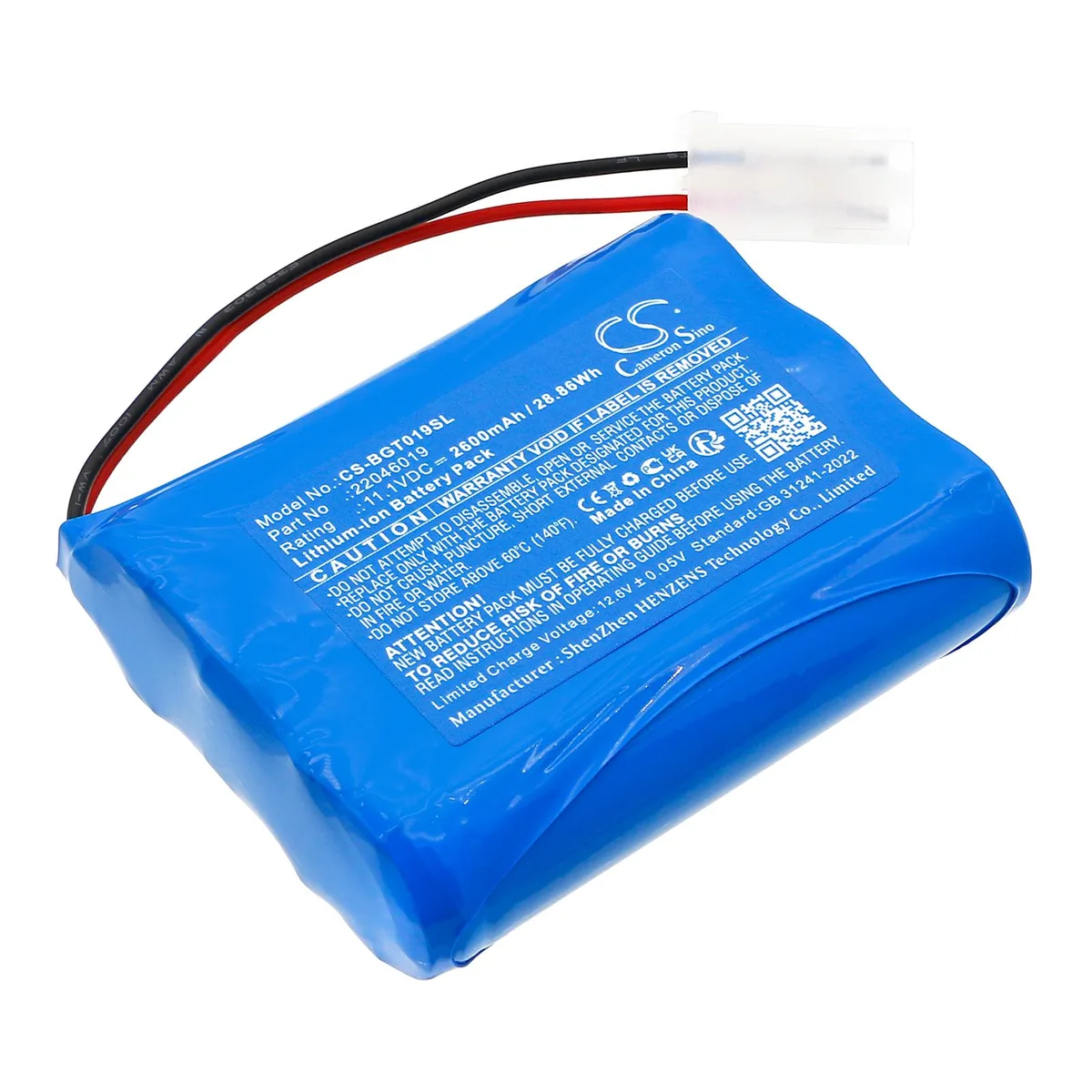 Cameron &amp; Co Cameron &amp; Co DS-CS-BGT019SL GPS Battery 11.1V 2.6Ah Blue — product photo