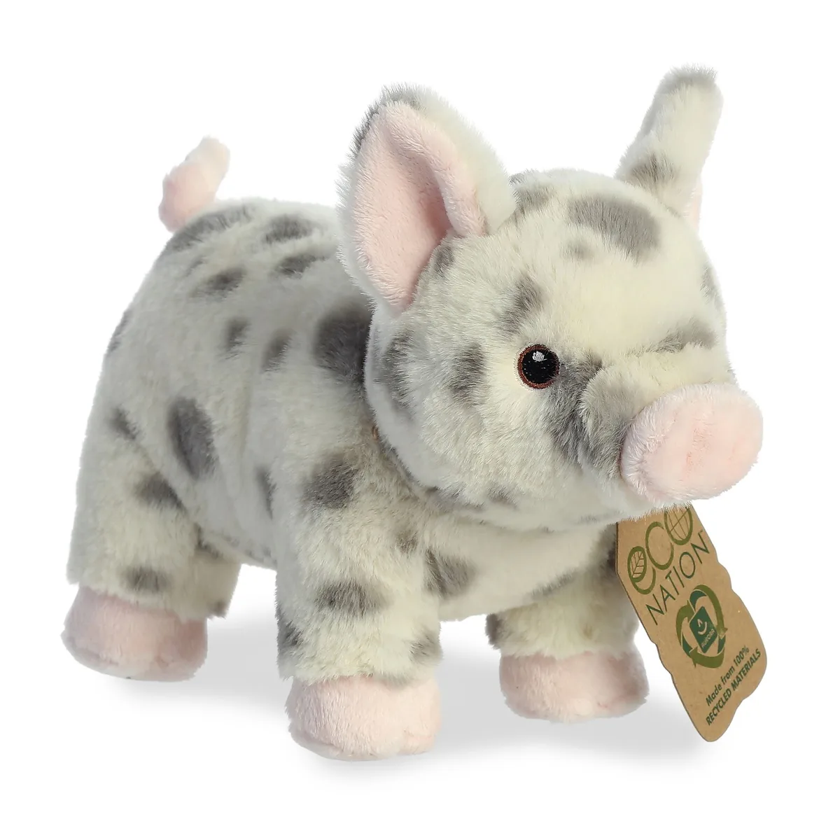 Aurora World, Inc. Aurora World, Inc. Eco Nation 9.5" Spotted Pig Stuffed Animal — product photo