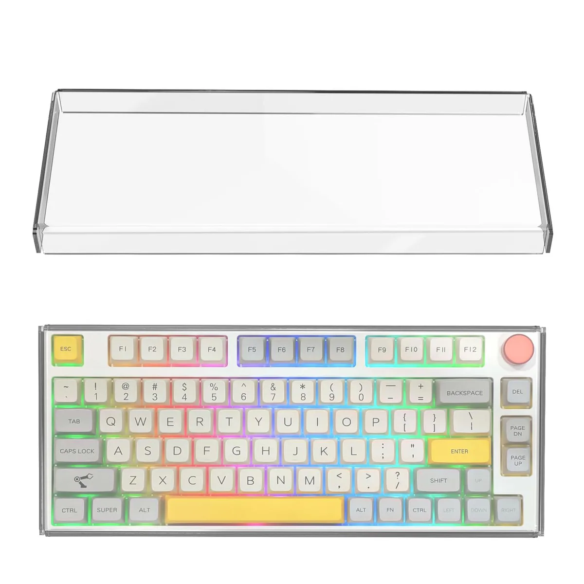  Generic KSB157 84-Key Clear Acrylic Keyboard Dust Cover 75% — product photo