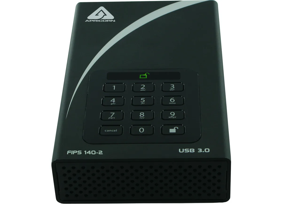 Apricorn Apricorn ADT-3PL256F-12TB 12TB external hard drive — product photo