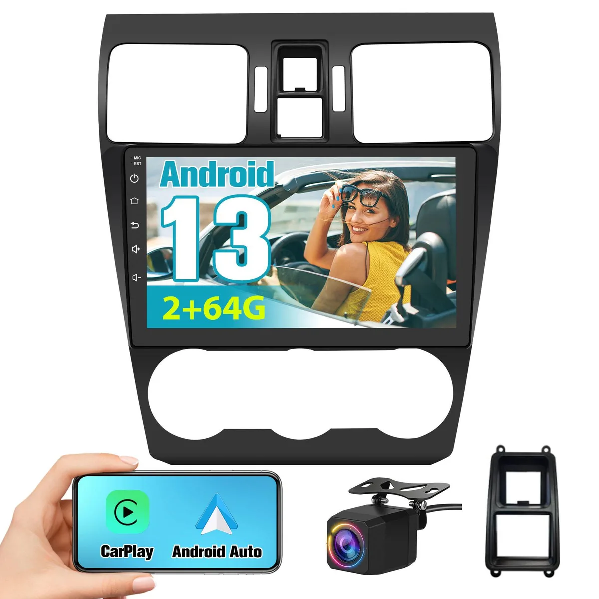 litillbuly litillbuly Car Stereo for Subaru 2013-2015 Android 13 2+64G — product photo