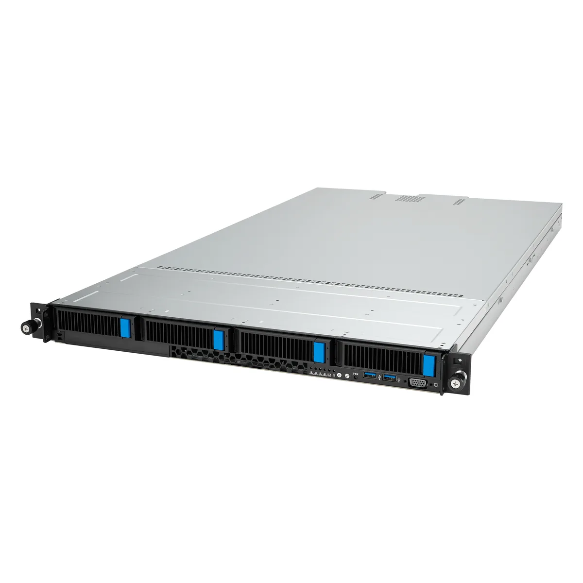ASUS ASUS RS500A-E12-RS4U-8TW barebone server, 1U, AMD EPYC 9004, 24 DDR5 slots, 4 NVMe, 3 PCIe 5.0 — product photo
