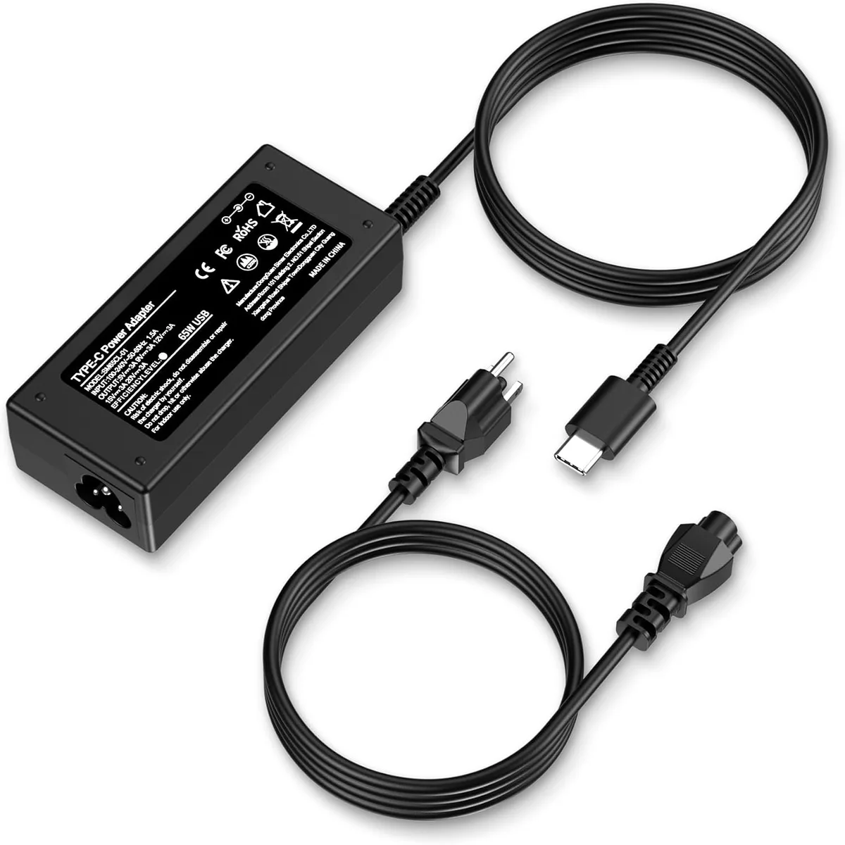 Kenuco Kenuco Universal 65W USB-C Laptop Charger for HP Google Office School Family — product photo