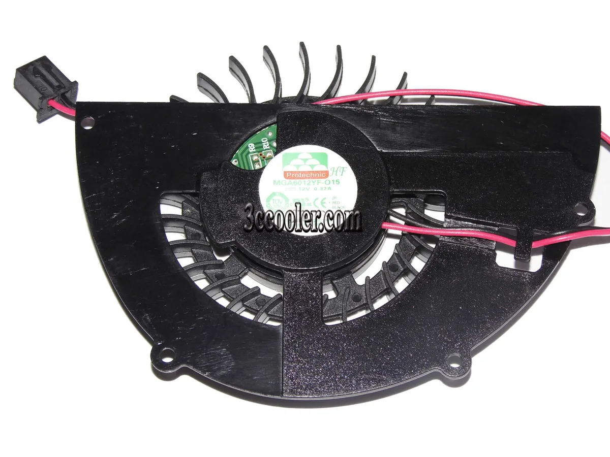 OEM Industries OEM Industries MGA6012YF-O15 12V 0.37A sector-shaped VGA fan CPU cooler — product photo